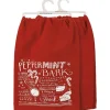Primitives by Kathy Kitchen Towel - Peppermint Bark Recipe< Fashion