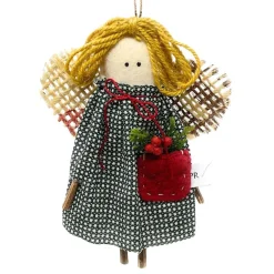 Country Angel Ornament<Priscilla Racki Online