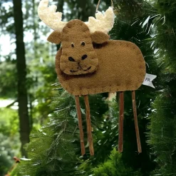Handcrafted Moose Ornament<Priscilla Racki Online