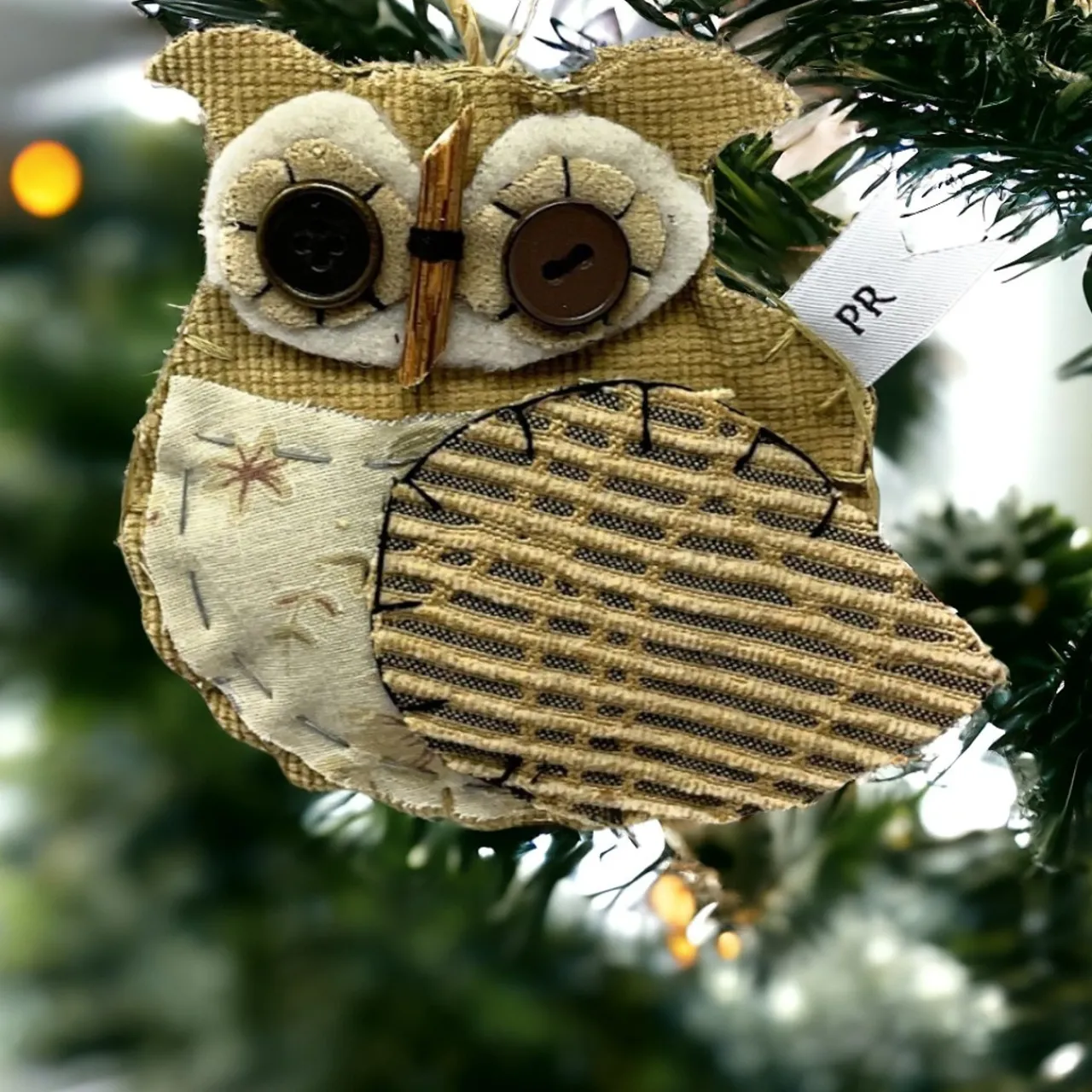 Handcrafted Owl Ornament<Priscilla Racki Online