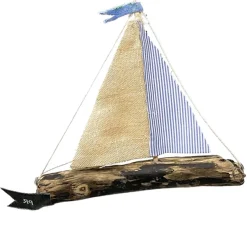 Handcrafted Sailboat Ornament<Priscilla Racki Fashion