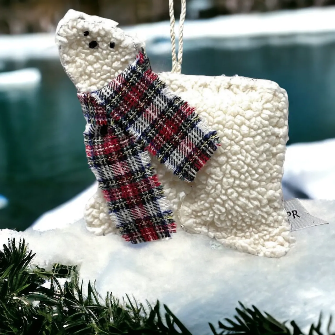 Handmade Polar Bear Ornament<Priscilla Racki Outlet