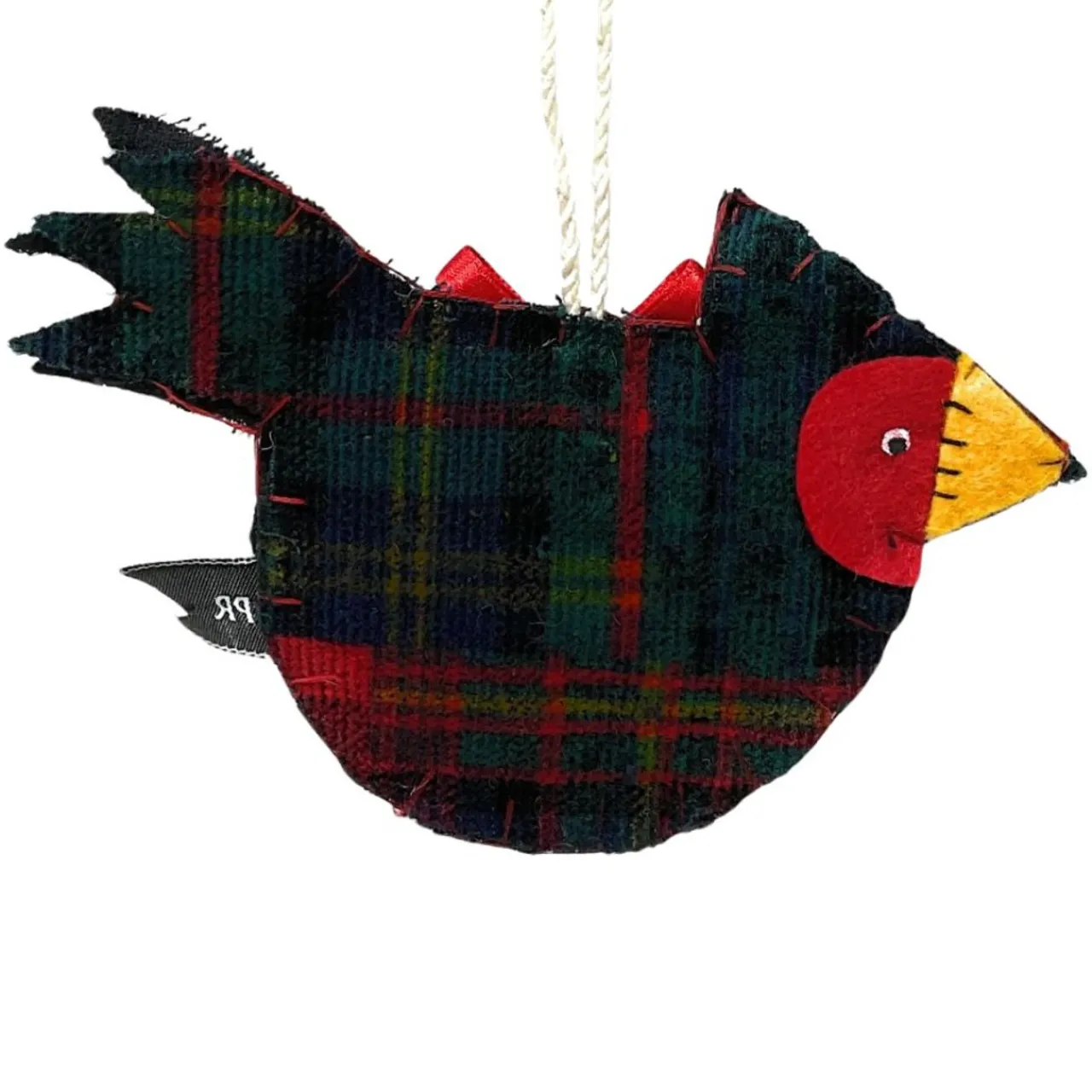 Plaid Cardinal Ornament<Priscilla Racki Outlet