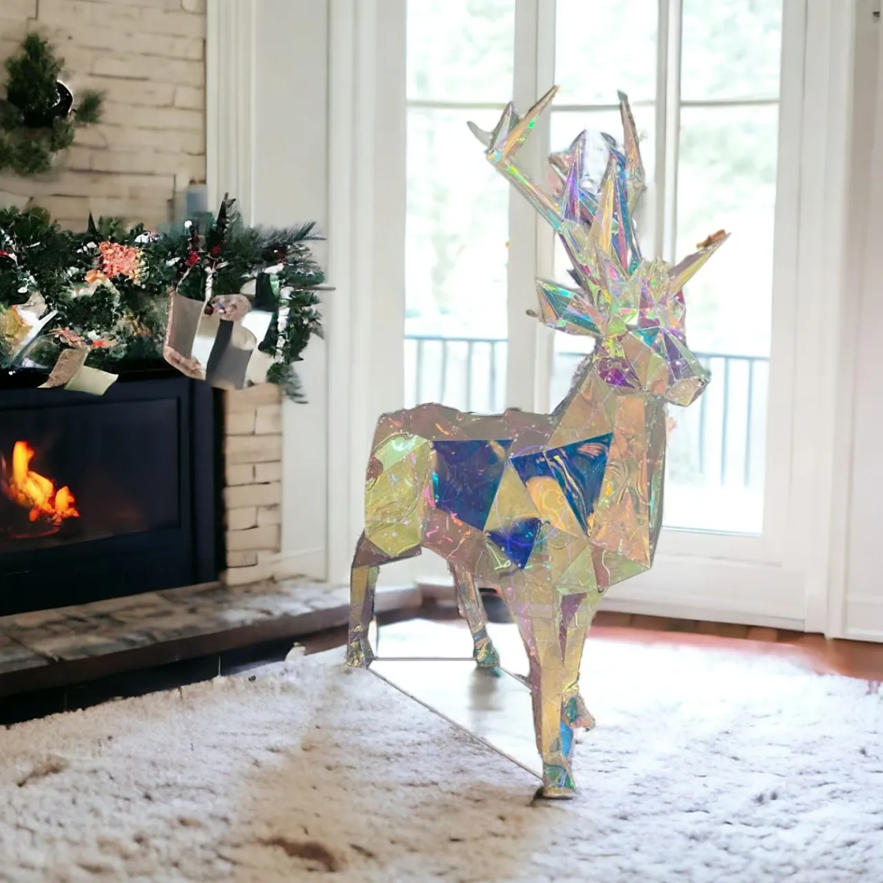 Prism Lit Medium Deer<Department 56 Clearance