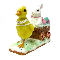 7" Duckling Pulling Easter Cart< Online