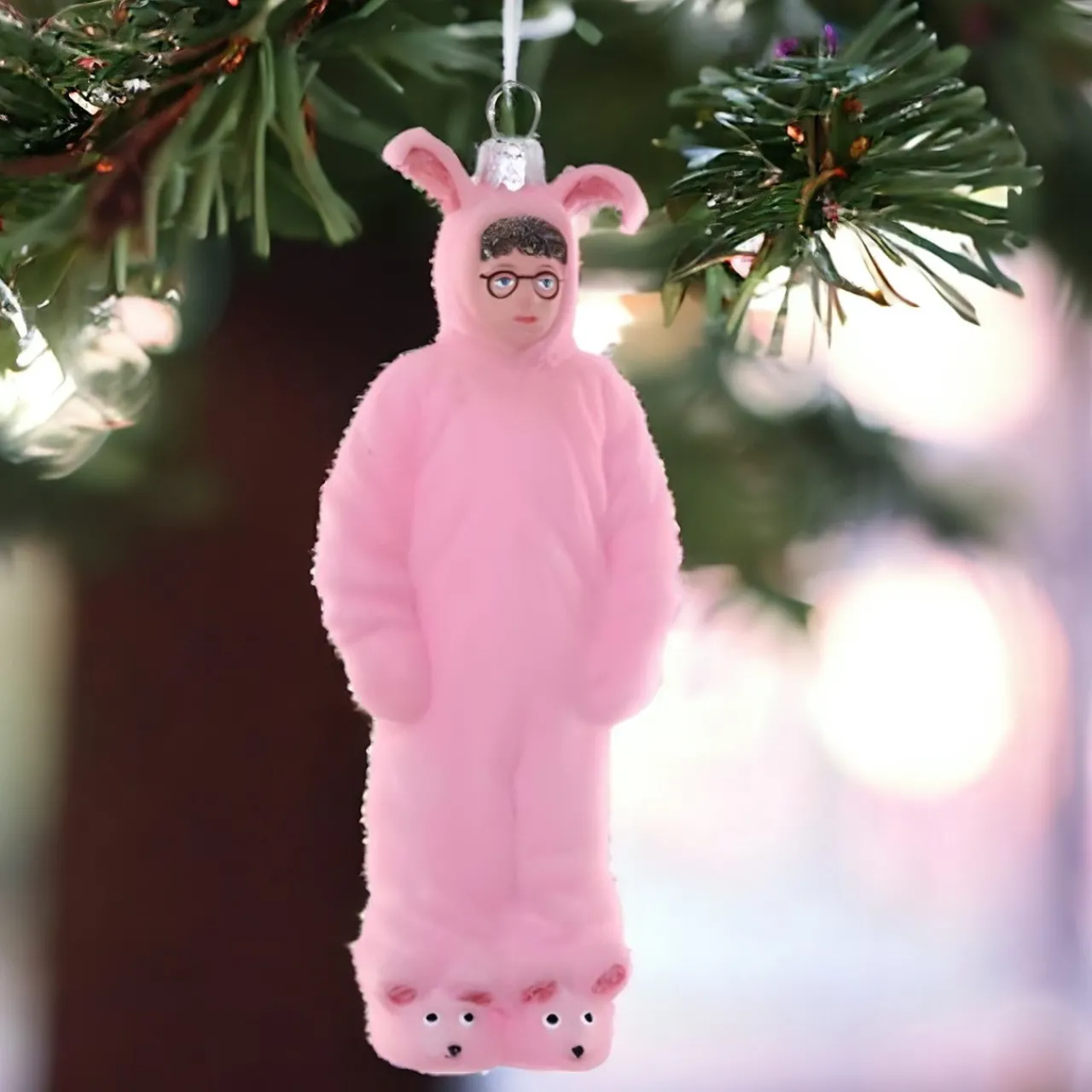 Ralphie Pink Bunny Suit Ornament<Cody Foster & Co. Hot