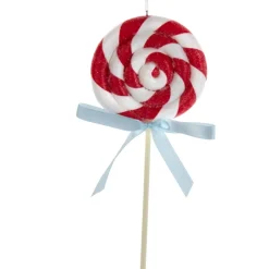 Red &amp; White Lollipop Ornament<Kurt Adler Best