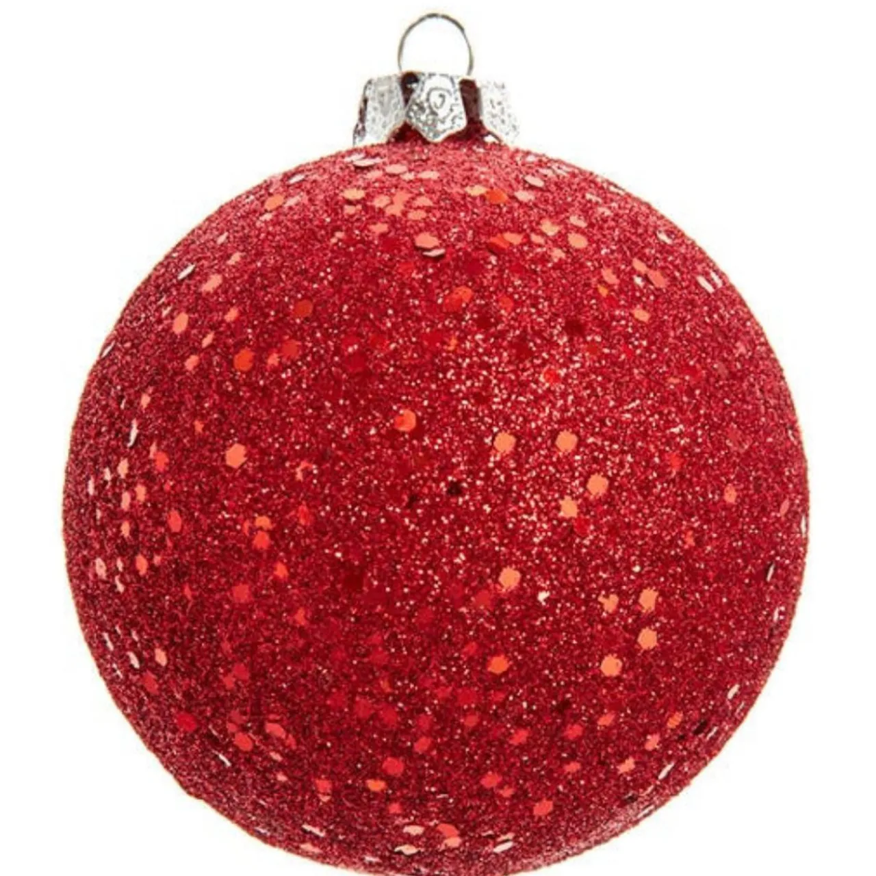 Red Glitter Ball Ornament<Kurt Adler Hot