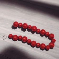 Red Glitter Foam Garland< Sale