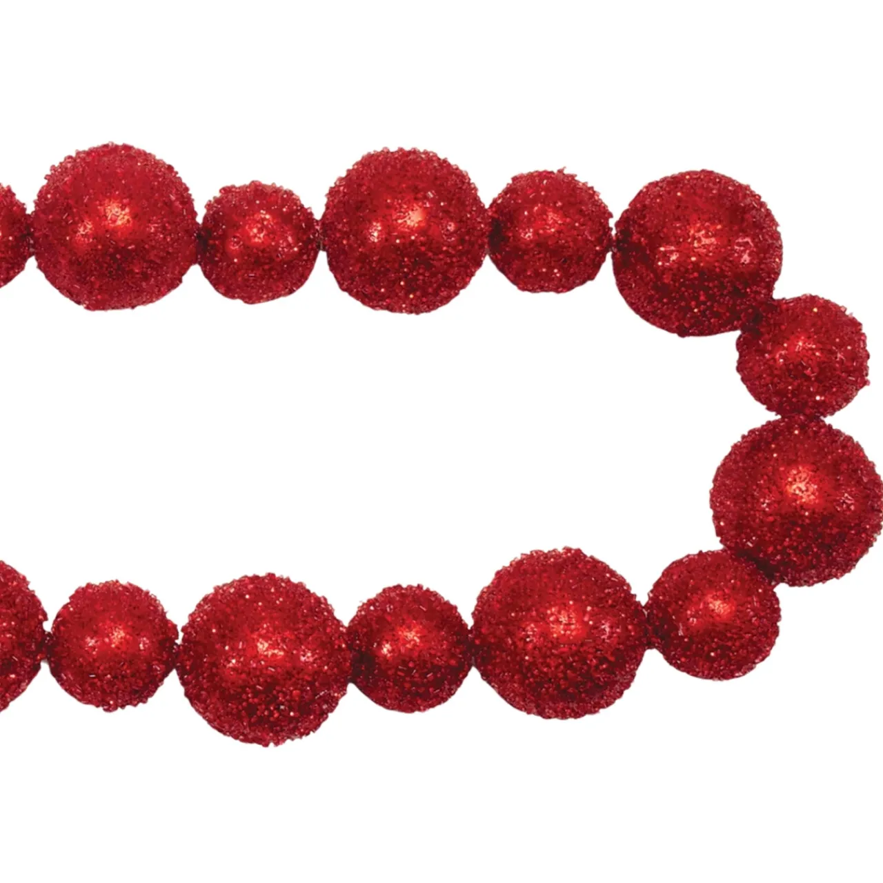 Red Glitter Foam Garland< Sale