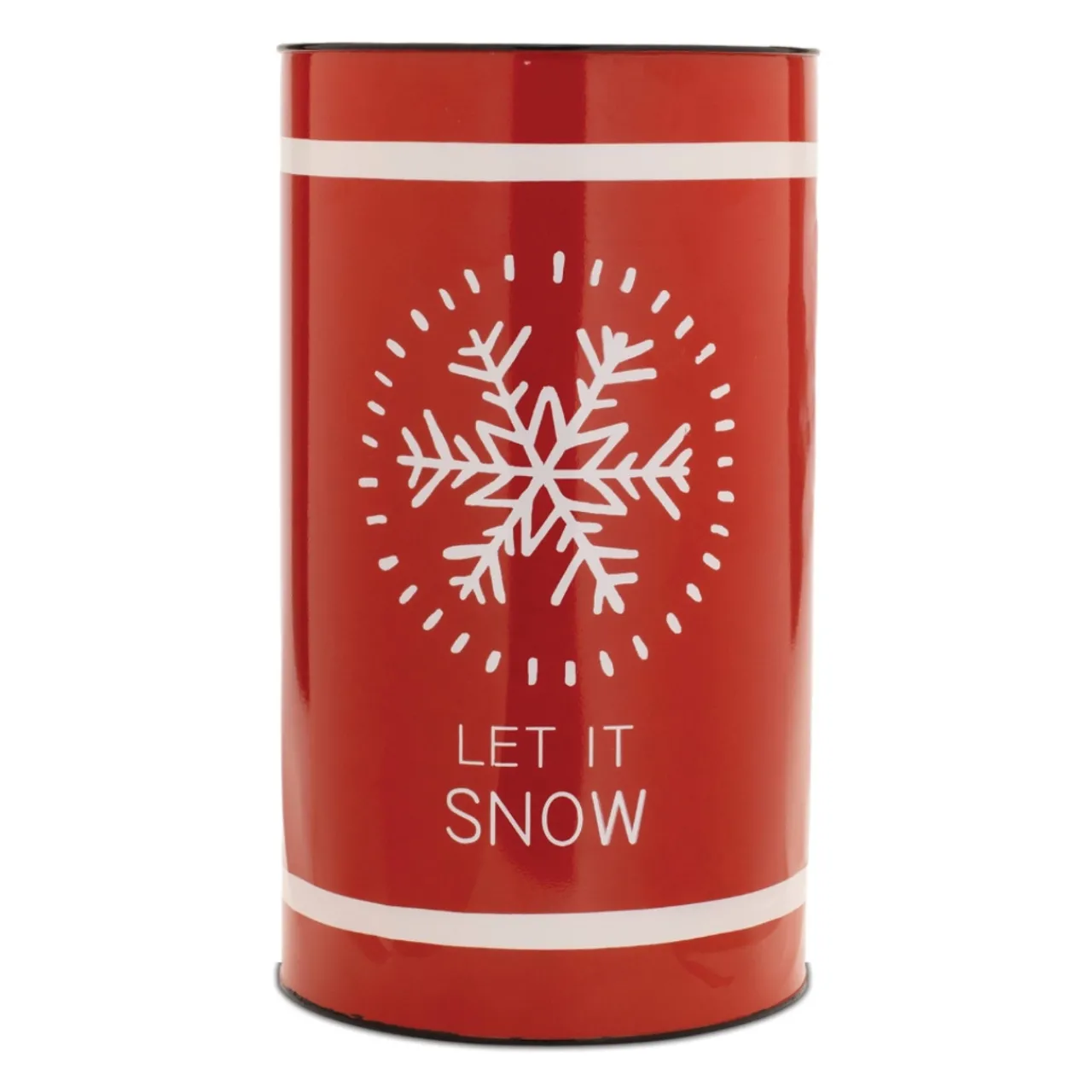 Red Let It Snow Holiday Container< Hot