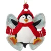 Red Penguin Angel Ornament<Kurt Adler Outlet