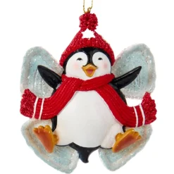 Red Penguin Angel Ornament<Kurt Adler Outlet