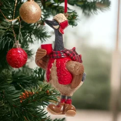 Resin Goose With Mug Ornament<Kurt Adler Online