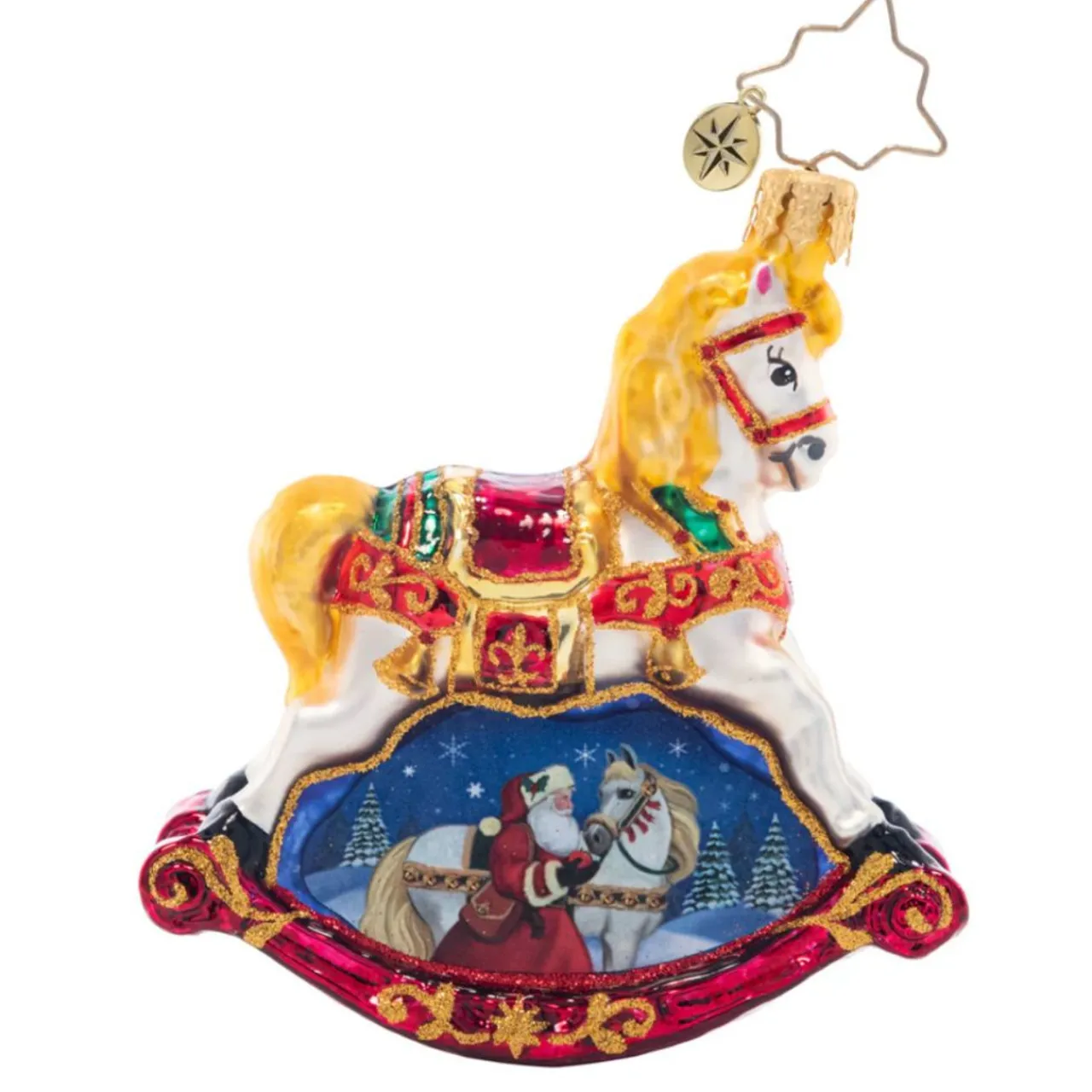 Resplendent Rocking Horse Gem Ornament<Christopher Radko Clearance