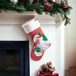 Retro Santa Stocking< New