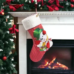 Retro Snowman Stocking< Sale