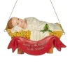 Roman - 3" Baby Jesus In Manger Ornament< New