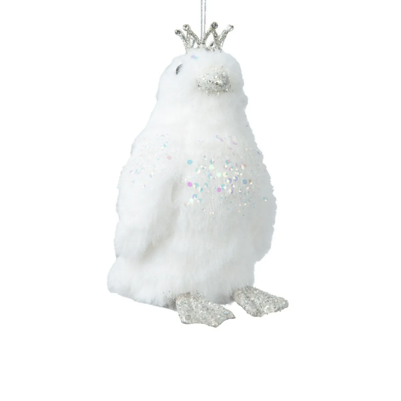 Royal White Penguin Ornament< Fashion