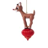 Rudolph Standing On Ornament Ornament< Online