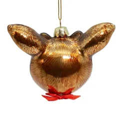 Rudolph The Red Nose Reindeer Head Ornament<Kurt Adler Discount