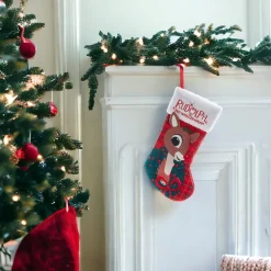Rudolph The Red-Nosed Reindeer Christmas Stocking<Kurt Adler Online