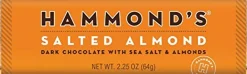 Salted almonds with dark chocolate< Online