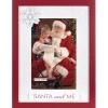 Santa and Me Christmas 4x6 Rustic Frame< Best