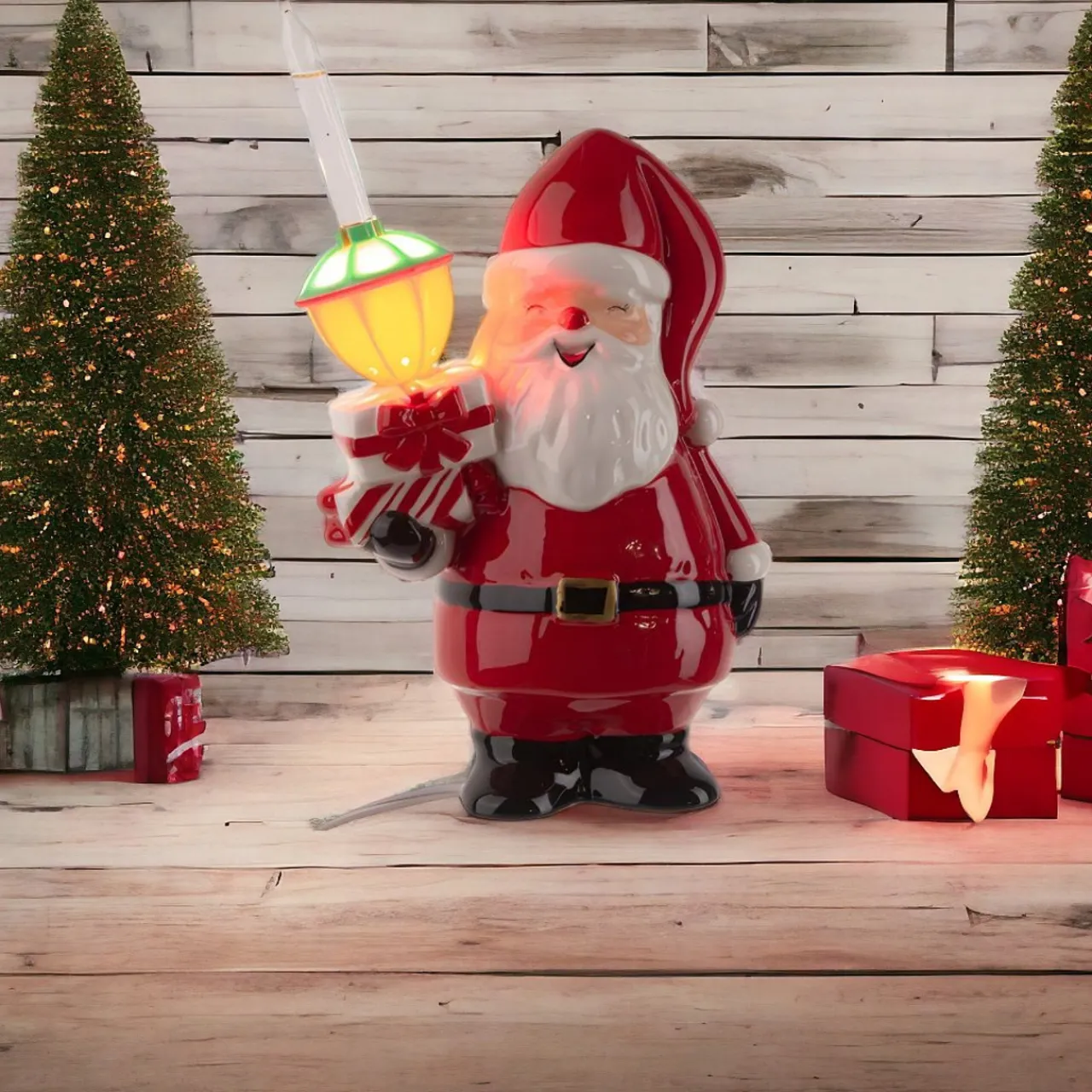 Santa Claus Bubble Light LED Nightlight< Clearance