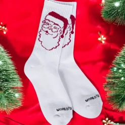Santa Claus Sport Mini Crew Socks< New