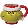 Santa Grinch Sculpted Mug | The Christmas Loft< New