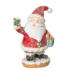 Santa w/Candy Cane Figurine< Outlet