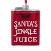 Santa's Jingle Juice Flask Ornament<Kurt Adler Sale