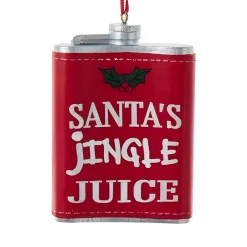 Santa's Jingle Juice Flask Ornament<Kurt Adler Sale