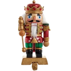 Sceptre Nutcracker Stocking Holder<Kurt Adler Online