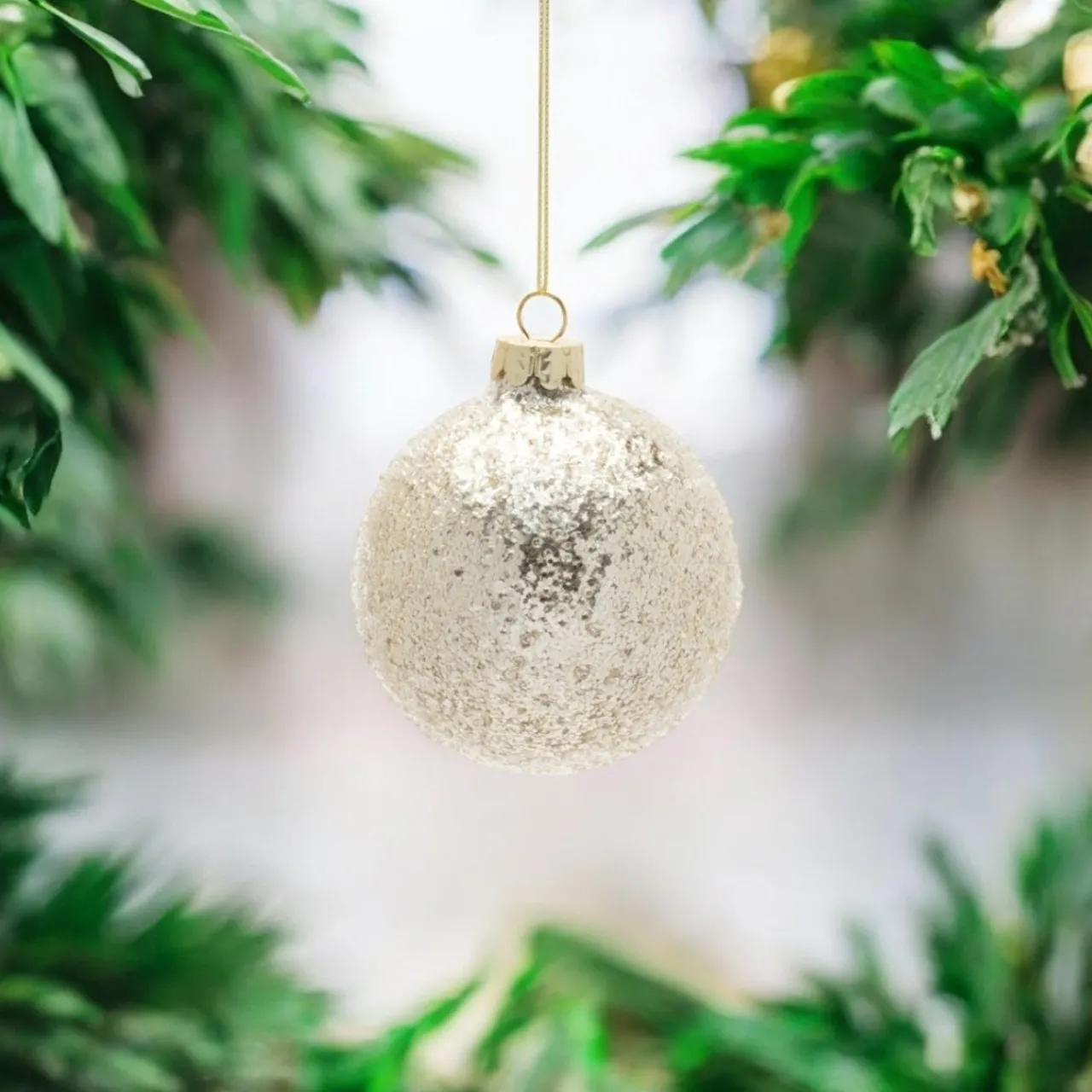 Sequin Ball Ornament< Sale