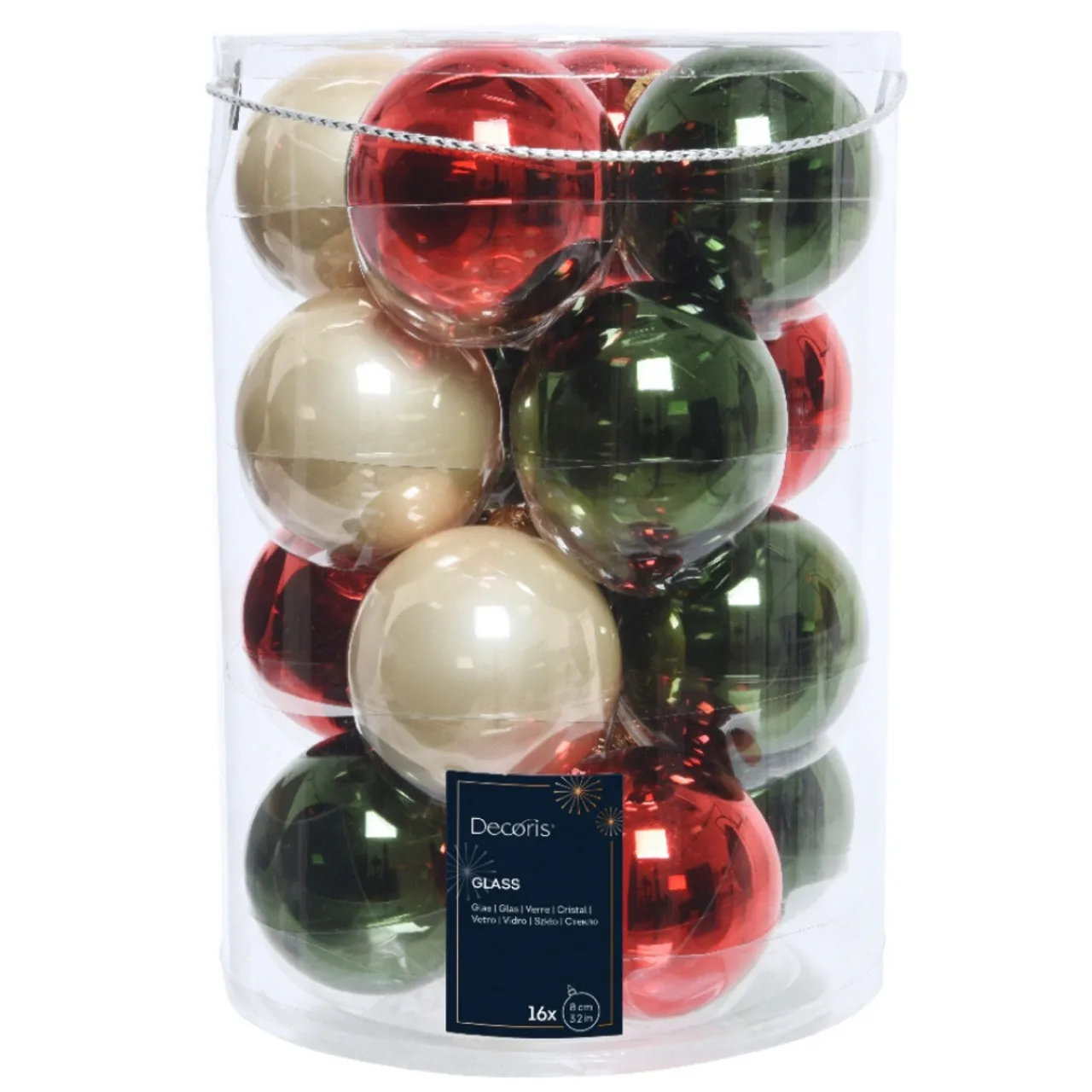 Shiny Glass Christmas Ornament Set< Online