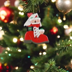 Shoe Family of 3 Personalized Ornament< Outlet
