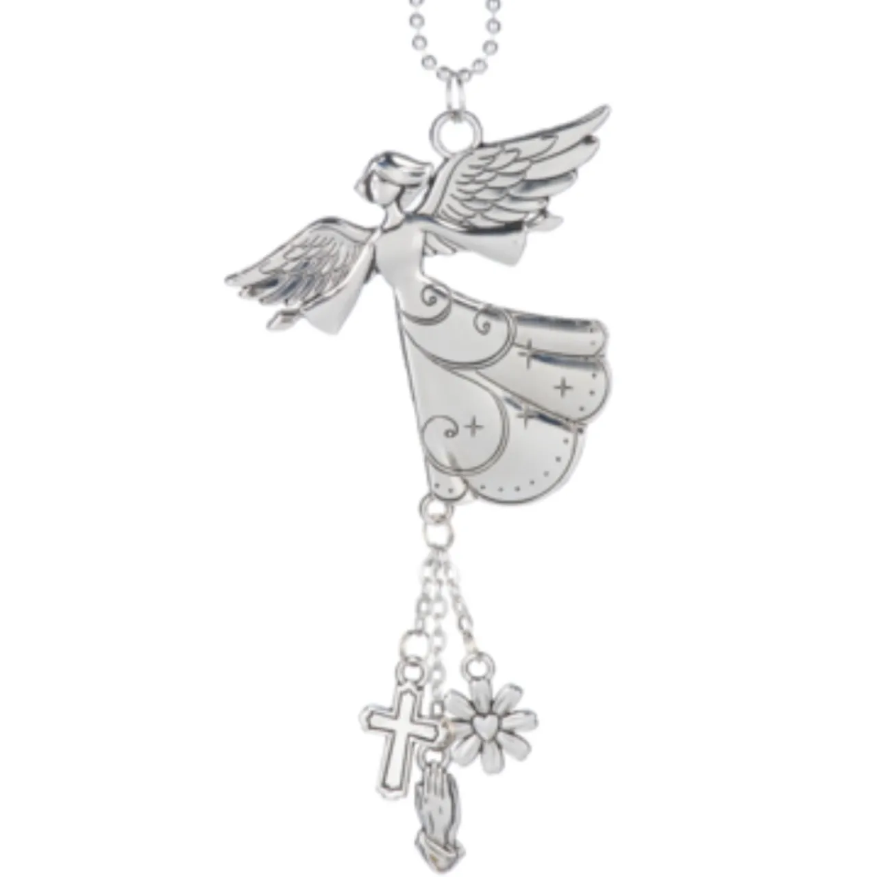 Silver Angel Car Charm Ornament< Best