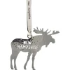 Silver New Hampshire Moose Ornament - The Christmas Loft< Online
