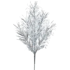 Silver Tinsel Spray 28 Inch Long< Fashion