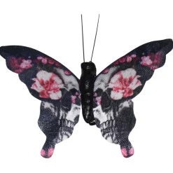 Skeleton Pattern Moth Halloween Ornament< Sale