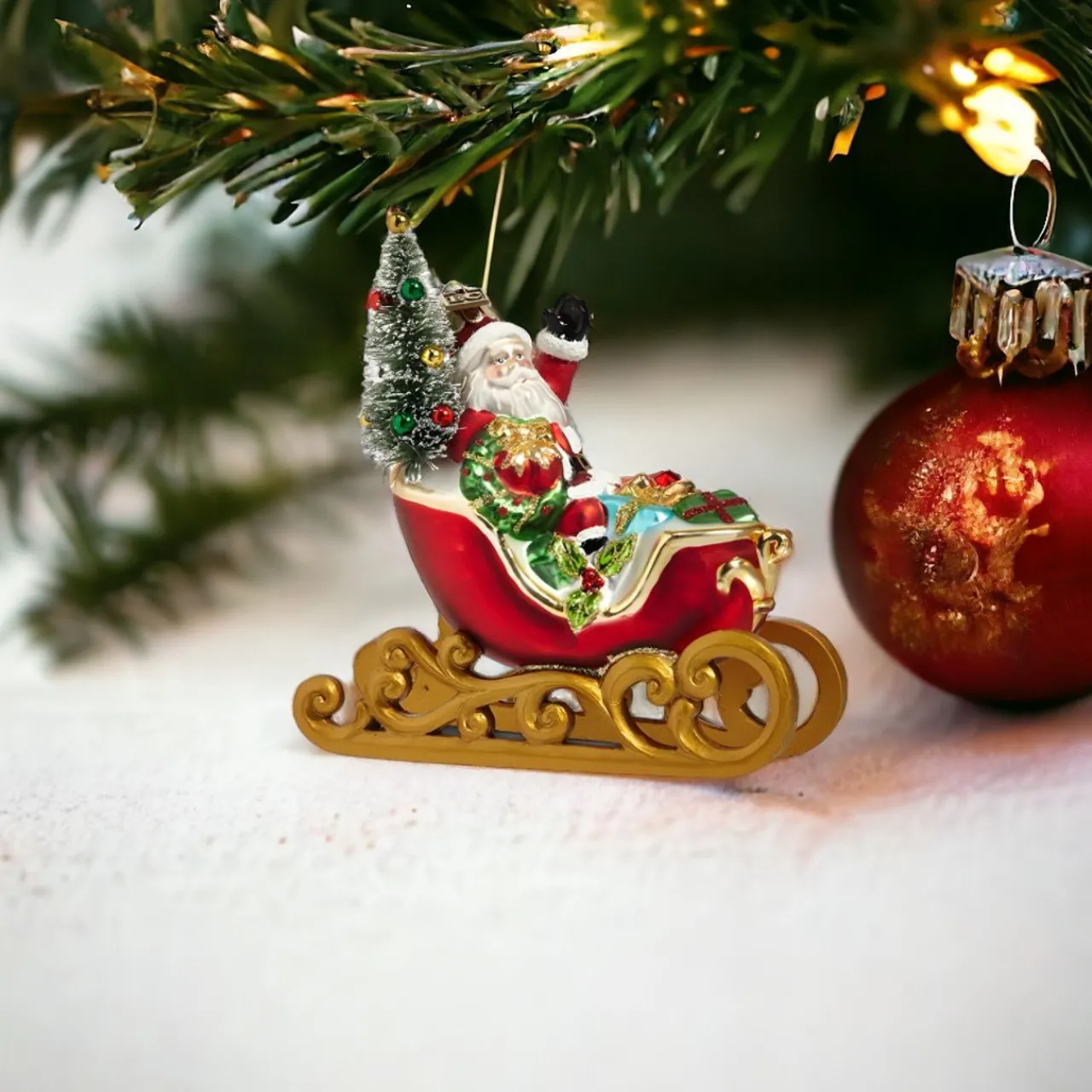 Sleigh Ride Ornament< Sale