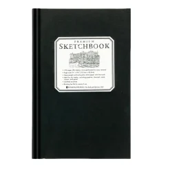 Small Black Premium Sketchbook< Best