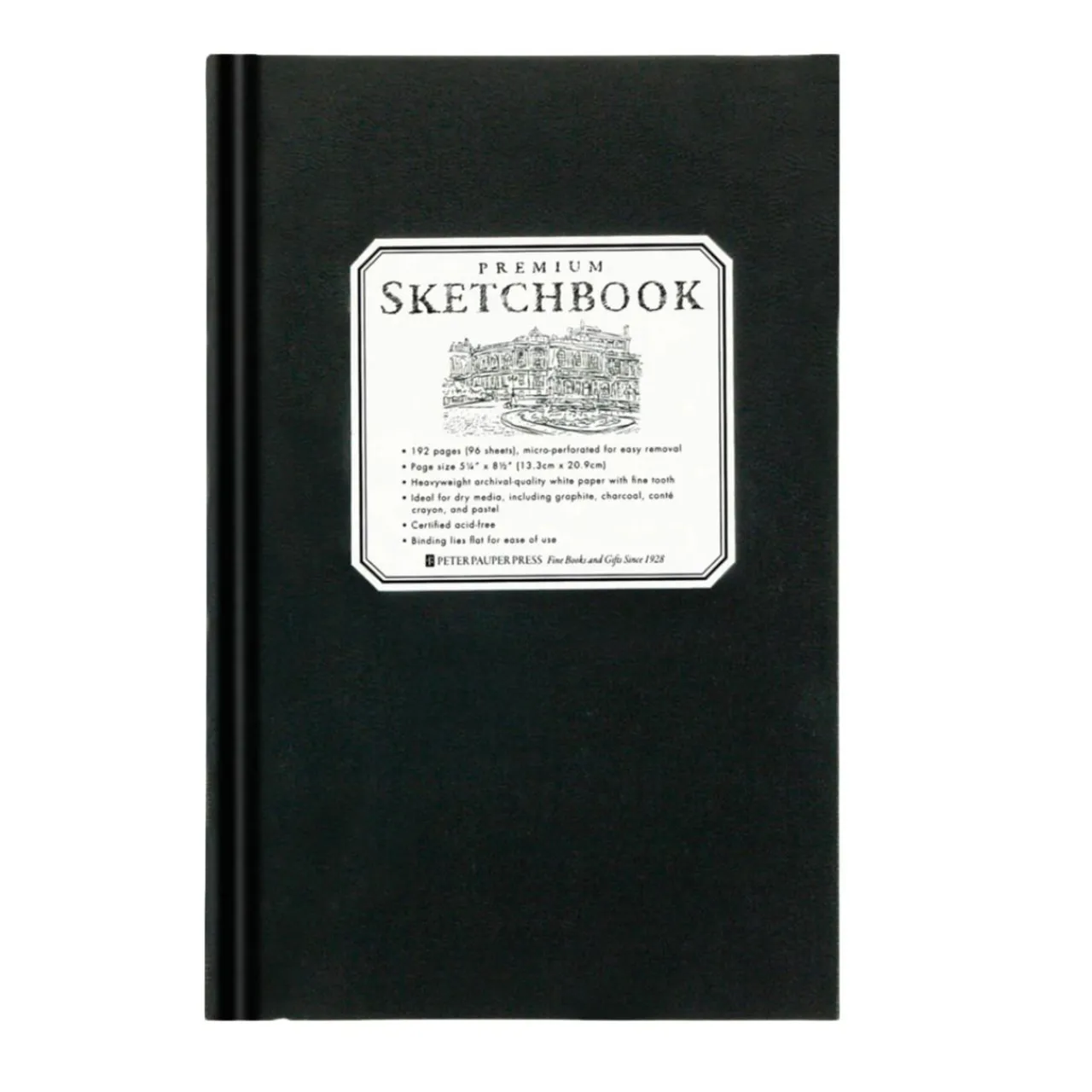 Small Black Premium Sketchbook< Best