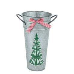 Small Green Christmas Tree Bucket< Online