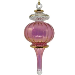 Small Pink Classy Sphere Ornament<Egyptian Museum New