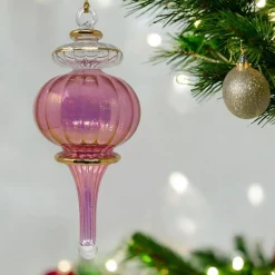 Small Pink Classy Sphere Ornament<Egyptian Museum New