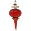 Small Red Classy Sphere Glass Ornament<Egyptian Museum Hot