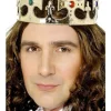 Smiffys Jewelled King's Crown, Gold< Discount